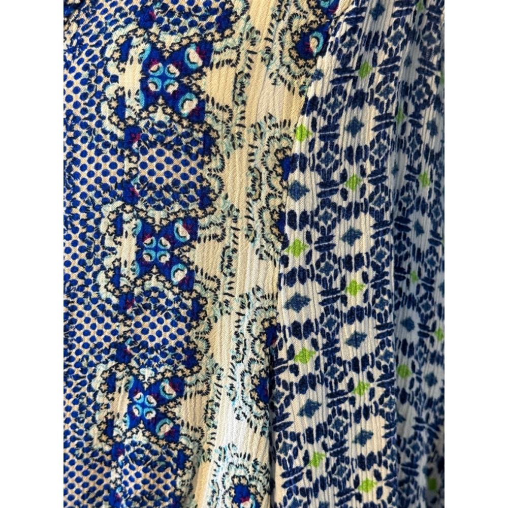 Altar’d State Boho Patchwork Sleeveless Button Bl… - image 3